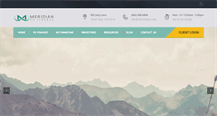 Desktop Screenshot of meridianpofinance.com