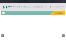 Tablet Screenshot of meridianpofinance.com